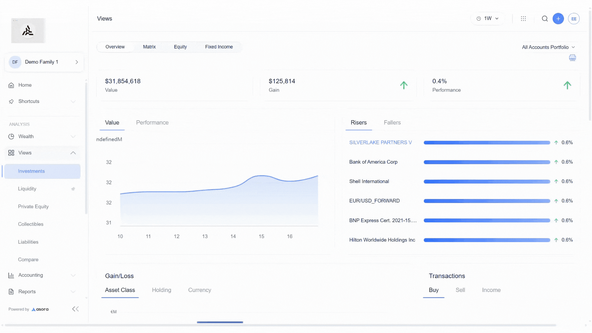 Pinning on portfolio selector